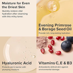 Paula's Choice Skin Recovery Calming Face Toner Toner for Face with Hyaluronic Acid Vitamin E &amp Primrose Hydrates Replenishes &amp Soothes Skin Dry &amp Sensitive Skin Frangrance Free 6.4