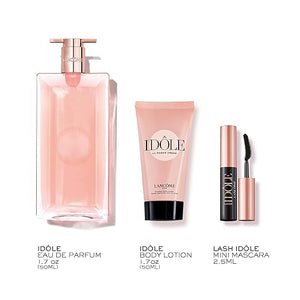 Lanc?me Id?le Holiday Gift Set - Full-Size Id?le Eau De Parfum Spray 1.7 fl. Oz Id?le Power Creme Body Lotion 1.6 fl. Oz Mini Lash Idole Mascara 0.08 fl. Oz.- Limited Edition Gift Set for Women