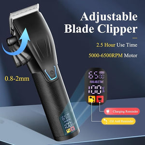 SUNNOW Professional Hair Clippers &amp Hair Trimmer &amp Foil Shaver Kit for Men Beard Trimmer Clippers and Trimmers Set Cordless Mens Hair Clippers for Hair Cutting Grooming Face Family Barbe