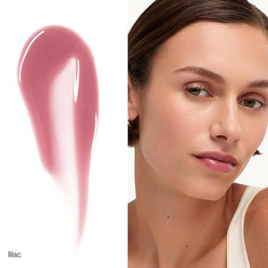 goop Beauty Hydra-Barrier Gel Gloss | Hydrating Lip Gloss to Moisturize &amp; Plump Lips | Hyaluronic Acid &amp; Vitamin E | Lilac - Sheer Amethyst | 0.13 oz