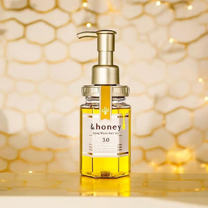 &amp Honey Deep Moist Hair Oil 3.0 100ml 2 Packs with Hair tie