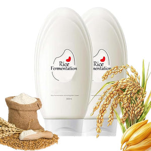 Rice Fermentation Essence Hair CreamFermented Rice Water Hair Mask Rice Hair MaskDeep Conditioning Hair Mask Rice Water (2pcs)