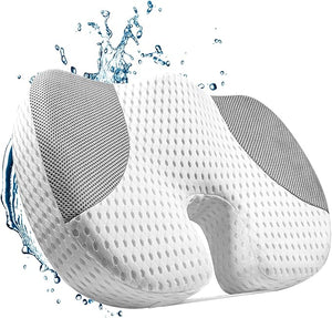 Idle Hippo Hot Tub Booster Seat, 4D Air Mesh Weighted Hot Tub Pillow with Powerful Non-Slip Suction Cups, Ergonomic Booster Cushion, Quick Dry Spa Pillow Hot Tub Accessories for Adults Indoor Outdoor