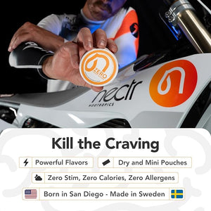 Nectr Energy Zero Pouches - No Caffeine, No Sugar, Zero Calories, Mini Pouches for Oral Fixation and Stress Relief - 4 Pucks of 20 - Spearmint Flavor