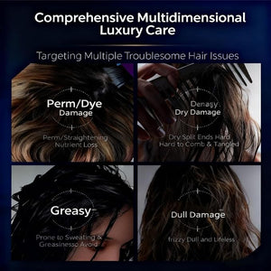 Caviar Bloom Deep Repair Hair Mask with Caviar Extract &amp; Keratin Intensive Moisturizing Treatment | Replenishes Dry, Coarse, Damaged &amp; Frizzy Hair | Reduces Frizz &amp; Split Ends (1 PC)