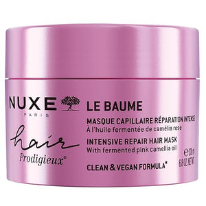 Nuxe Hair Prodigieux Intensive Repair Pre-Shampoo Hair Mask with Fermented Pink Camellia Oil for Dry or Damaged Hair Silicone-Free 6.8 Fl Oz