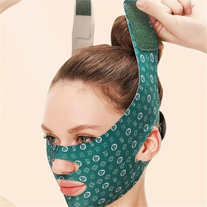 Face Bandage Adjustable V Lift Up Belt Sculpting Sleeping Mask Reduce Double Chin Facial Lifting Tapes Skin Care Tool for Facial Lifting(Color 5)