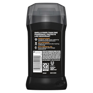 AXE Fine Fragrance Collection Deodorant Stick Black Vanilla with Orange + Sandalwood Essential Oils 4 Pack with 72H Freshness Aluminum-Free 3 oz