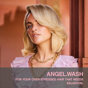 KEVIN.MURPHY ANGEL.WASH - Restorative Shampoo - For Fine Coloured Hair - Colour-Safe Shampoo - With Vitamins &amp Antioxidants - Sulphate &amp Paraben Free - 250 ml / 8.4 fl oz