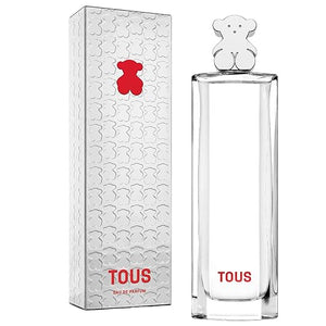 TOUS Silver Eau de Toilette Spray for Women, Floral Perfume with Notes of Violet, Rose, Peony, and Iris. Scent for Everyday Wear, 3 Fl Oz