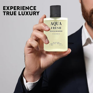 Cologne for Men Set 4 Combo Sets(DonatelloDB/DonatelloLB/Aqua Fresh/Aries) Eau De Parfume/Toilette Natural Spray Each 100ML Men Perfume Long Lasting Fragrance for Daily Use