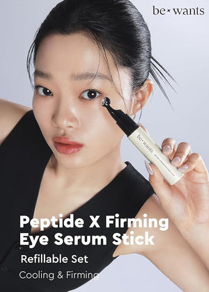 Bewants Peptide-X Firming Eye Serum Stick with Rice-Derived PDRN, Niacinamide ? Cooling Under Eye Treatment for Puffiness, Dark Circles &amp; Fine Lines (2 Pack)