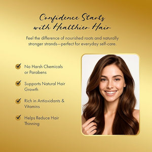 Elixir by Coco March Hair Growth Shampoo - Strengthening Plant-Based - Chemical-Free for Men and Women - Natural Hair Loss Formula for Thicker Fuller Hair - 16.9 fl oz