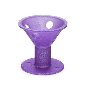 Spoolies Original Hair Curlers, Heatless Silicone Rollers with Mesh Bag Gift for Natural Hair, Hair Extension plus Wigs, Made in USA, 15 Jumbo Size (Purple Galaxy)