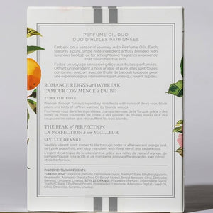 NEST New York Mini Perfume Oil Set Includes Turkish Rose and Seville Orange (2 X 0.1 Ounce)
