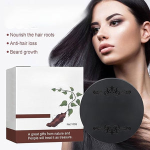 Shampoo Soap 3-Pack Deep Cleansing Scalp Soap for Soft &amp Shiny Hair Nourishing Hair Shampoo Bar with Darkening Effect 100g for Adults