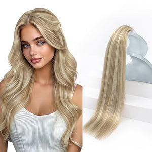 Sunny Hair Tape in Hair Extensions Human Hair Blonde Hair Extensions Tape in Highlight Blonde Human Hair Tape in Extensions 22 inch 50G