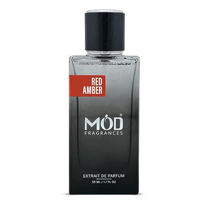 Mod Fragrances Red Amber Perfume, Men &amp; Women, Extrait De Parfum, 1.7 fl oz, Amber and Floral, Handcrafted in USA