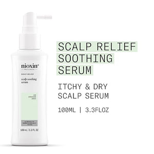 NIOXIN Scalp Relief Scalp Soothing Serum | Leave-in Treatment for Sensitive Scalp| Made with Aloe Vera and Vitamin E | 3.3 Fl Oz