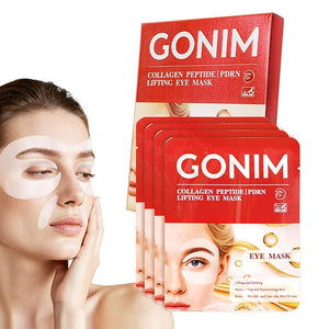 GONIM Under Eye Patches with Salmon DNA Collagen Peptide Caffeine &amp Retinol Eye Patches for Puffy Eyes and Dark Circles with PDRN Eye Masks for Dark Circles and Puffiness Gifts for Women 4pa