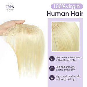 Hair Topper for Women with Thinning Hair Lightweight &amp Add Volume Hairpiece for White HairRoots Cover Changing Hairstyle Trendy and Comfortable Design