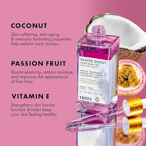 Truly Luxury After Shave Oil | Soothing &amp Hydrating Treatment to Prevent Ingrown Hair For Smooth Irritation-Free Skin for Daily Use