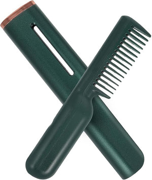 LIFKOME Temperature Electric Heating Hair Straightener Brush Portable Styling Tool for Men and Women Suitable for Thick Thin Curly Hair and Beard Minimizes Heat Damage for Smooth Silky