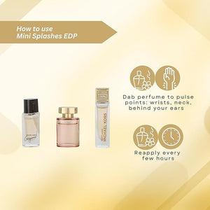 Michael Kors Perfume for Women Variety Gift Set Mini EDP Splashes