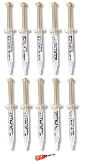 10 XL 38% Teeth Whitening Gel Refill Syringes High Intensity Carbamide Peroxide Gel Whiter Smile Labs Value Pack Teeth Whitener Sold by Dentists