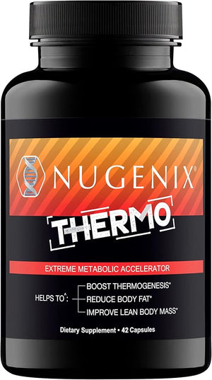Nugenix Thermo - Thermogenic Fat Burner Supplement Pills for Men Extreme Metabolic Accelerator 42 Count