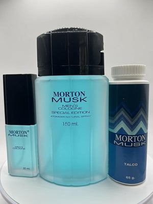 MORTON MUSK KIT DE FRAGANCIA PARA HOMBRE BLUE BOX 150 ML