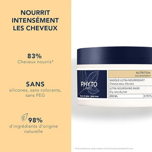 PHYTO NOURISHMENT Ultra-nourishing Mask with Jojoba Oil For Dry Hair Hydrating Moisturizing Mask 6.76 fl. oz.