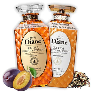 Moist Diane Keratin Shampoo and Conditioner Set for Women &amp Men Anti-Frizz Shampoo &amp Conditioner with Argan Oil &amp Marine Protein from Japan Silicone&amp Sulfate Free EXTRA SMOOTH &amp