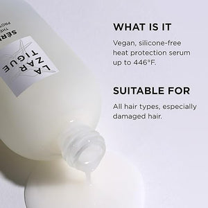 Lazartigue Thermo-Protective Serum D'Exception Heat Protection Hair Serum Shields Hydrates Seals Split Ends &amp Tames Tangles Vegan Sulfate &amp Silicone Free 1.7 Fl Oz