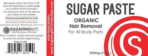 Paste for Bikini Legs Brazilian Arms and Back - 12oz by Sugaring NYC