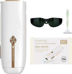 Laser Hair Removal for Women and Men IPL Hair Removal Device with Ice-Cooling Double Effectiveness &amp 5 Flashes per Second for Long-Lasting and Nearly Painless Results