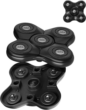 BaldiePro Blade Refill 2.0 + Chamber - Electric Shaver Replacement Head For BaldiePro Head Shaver - Electric Razor Replacement Blades for Bald Head and Face - Waterproof for Wet and Dry Shave