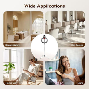 Professional 360¡Æ Orbiting Infrared Hair Dryer &amp Color Processor950W Professional Salon Drying Perming MachineAdjustable Adjustable Temperature HeightRolling Base For Salon Spa And Home Hair