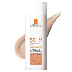 La Roche-Posay Anthelios Sunscreen SPF 50 Ultra-Light Fluid Broad Spectrum SPF 50 Face Sunscreen with Titanium Dioxide Mineral Lightweight &amp Fast-Absorbing Oil-Free Matte Finish