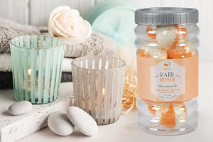 Nature's Beauty Dreamsicle Bath Bomb Gift Set Multi-Pack - Orange Blossom Lemon Zest &amp Honey Nectar Scent Made w/Orange Peel Extract Coconut Oil + Vitamin E 17.5 oz |10 ct ea (2 Pack)