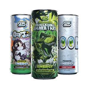Gamer Supps GG¢ç Premium Energy - 24 Can Variety Pack - Nootropic Carbonated Caffeine + Vitamins Energy Drink