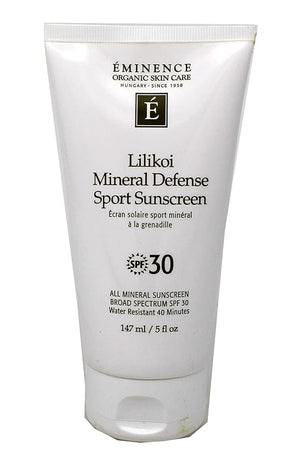 Lilikoi Mineral Defense Sport SPF 30 by Eminence for Unisex - 5 oz Sunscreen