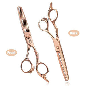 JASON 6" Hair Texturizing Scissors, 23 Teeth Hair Texture Shears Professional Blending Hair Thinning Scissor for Barber, Hairdresser, Stylist, Women and Men, Wing-Shaped Engraving Handle Christmas Gif