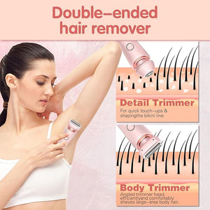 Dusk Glide Pro 3.0 Shaver - Women's Waterproof Razor Smooth Shave Silk Glide Pro (Blue)