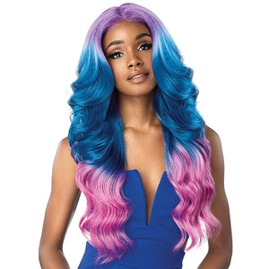 Sensationnel Shear Muse Lace Wig - Chana Deep Laceparting Hand Tied Ready to Wear Synthetic Prestyled Units (MM/SUNSET)