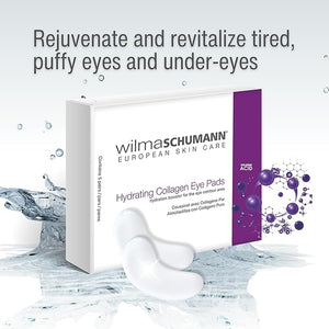 WILMA SCHUMANN Collagen Under Eye Patches, Dark Circle &amp; Wrinkles Under Eye Mask, Pack of 10