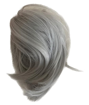 Apexhairs Hair Bun Ponytail Extension Straight Synthetic Hairpiece Short Ponytail Bun Extensions Hair Accessories Elastic Easy Scrunchie Hair Bun for Women (Natural Silver Grey)