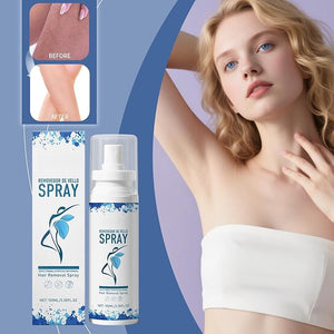 Hair Removal Spray for Smooth Skin Fast Acting Gentle Formula with Argan Oil Aloe Vera Painless Depilatory for Legs Arms Chest Quick Easy At Home Treatment2box