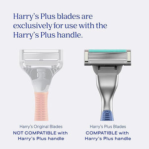 HARRY'S PLUS: Shaving Kit for Men ? Gift Box with Premium Handle, 5 Razor Blade Cartridges, 2 oz Foaming Shave Gel &amp; Travel Cover, Advanced Pivoting System ? Onyx