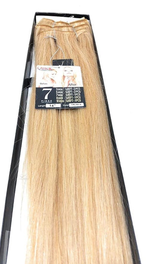 LORD &amp CLIFF SEVEN PIECE STRAIGHT REMY HAIR CLIP IN EXTENSION 20 #16/613